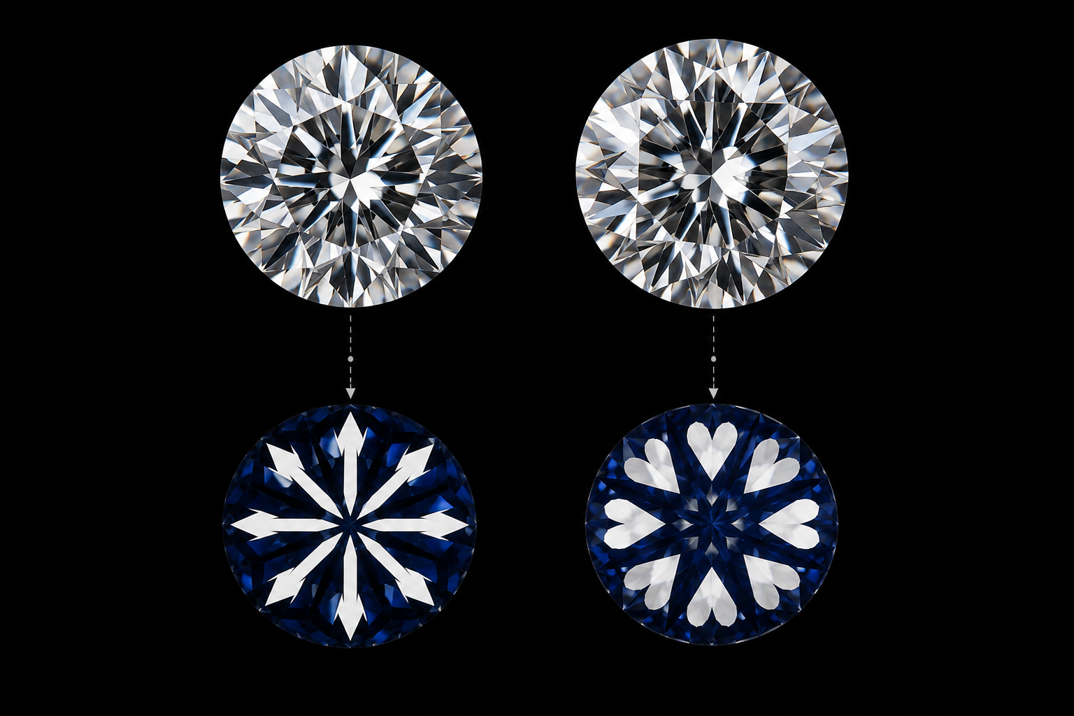 Hearts & Arrows là gì? Vì sao đây được xem là tiêu chuẩn cắt lý tưởng của kim cương?